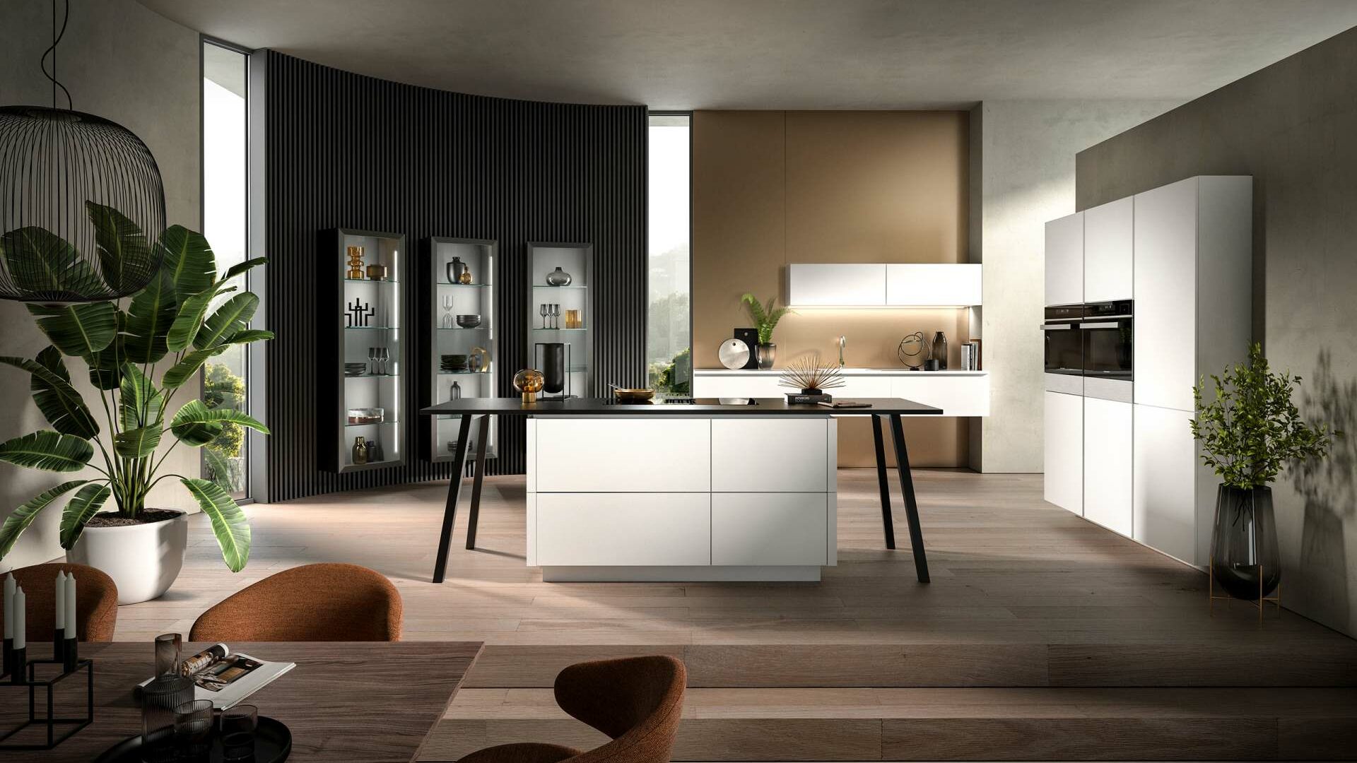 Kristallweiße Häcker Design Küche - Küchentrends 2021
